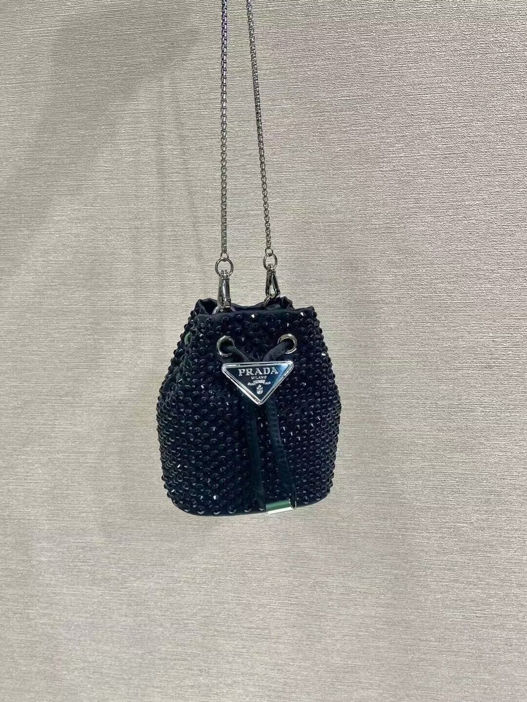 Pra*am mini bucket bag-1bd016-15*13*7cm