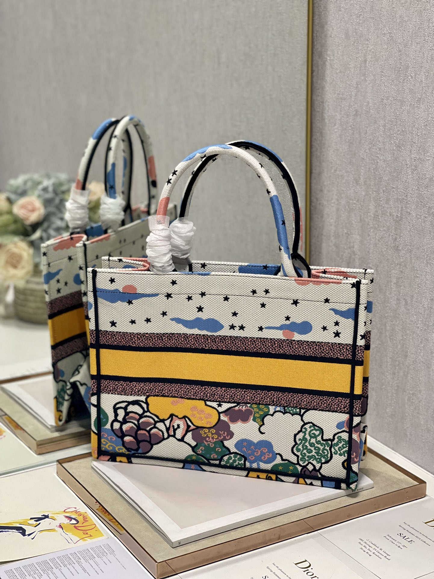 D*or small book tote-36.5cm
