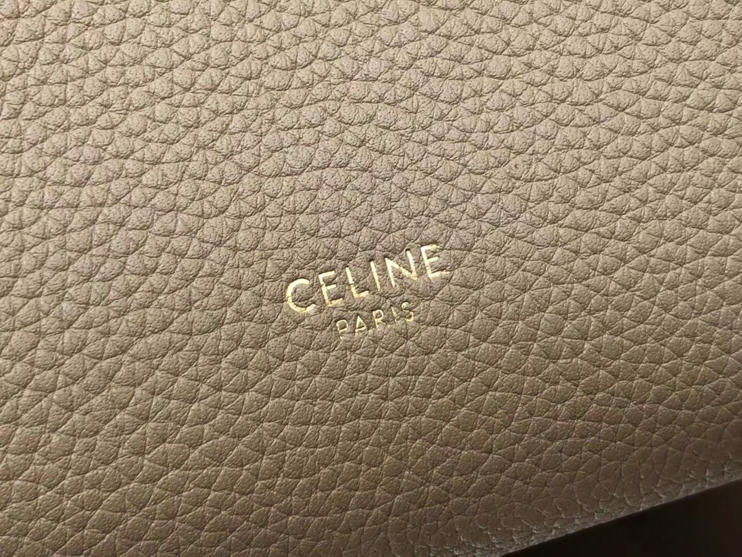 Celin Suau Sangle Bucket In Soft Grained Calfskin-17.5*24.5*12CM