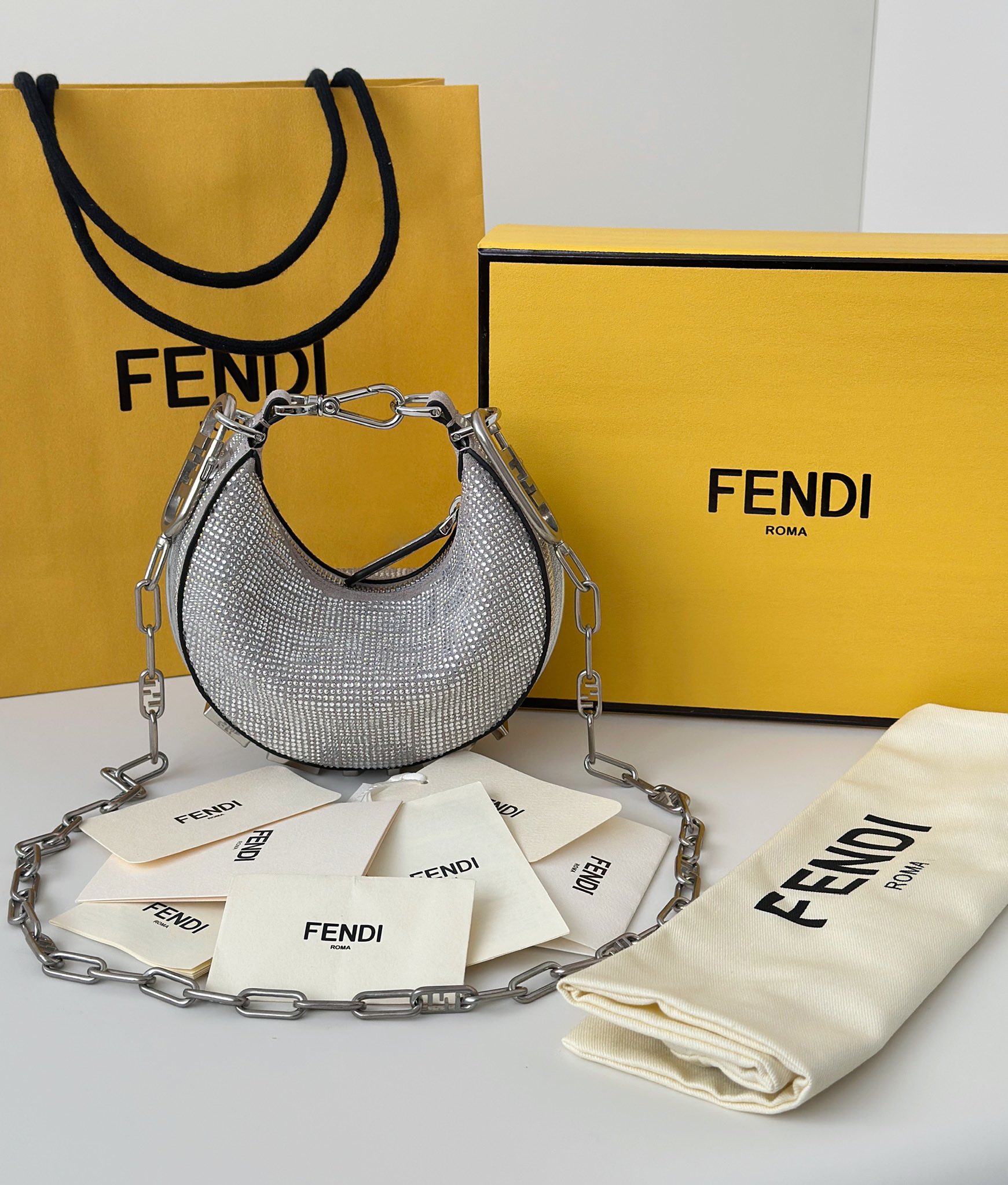 F**di Nano F**digraphy Bag-16.5x14x5CM