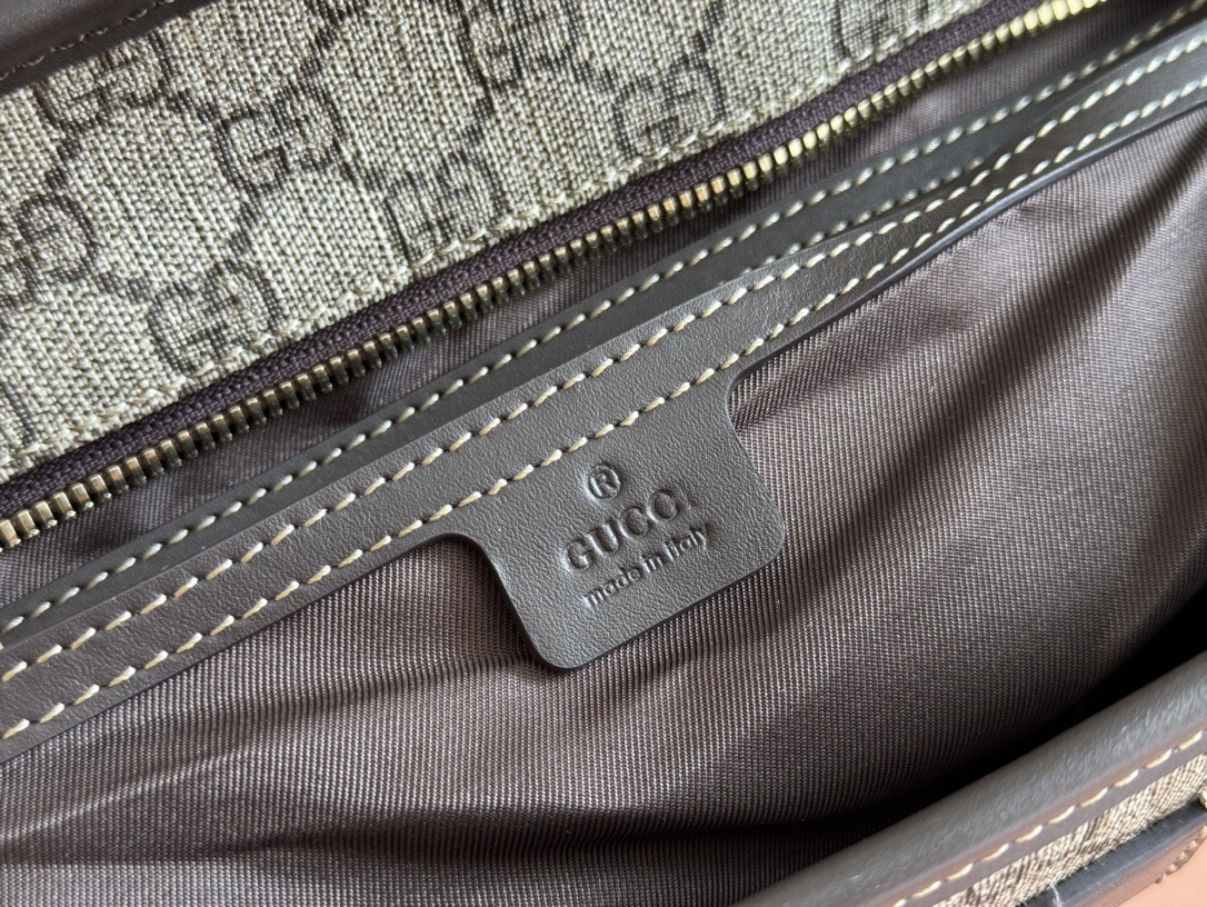 Gvc*1 GG Svp*me Monogram Medium Zippered Shopping Tote-38*28*11CM