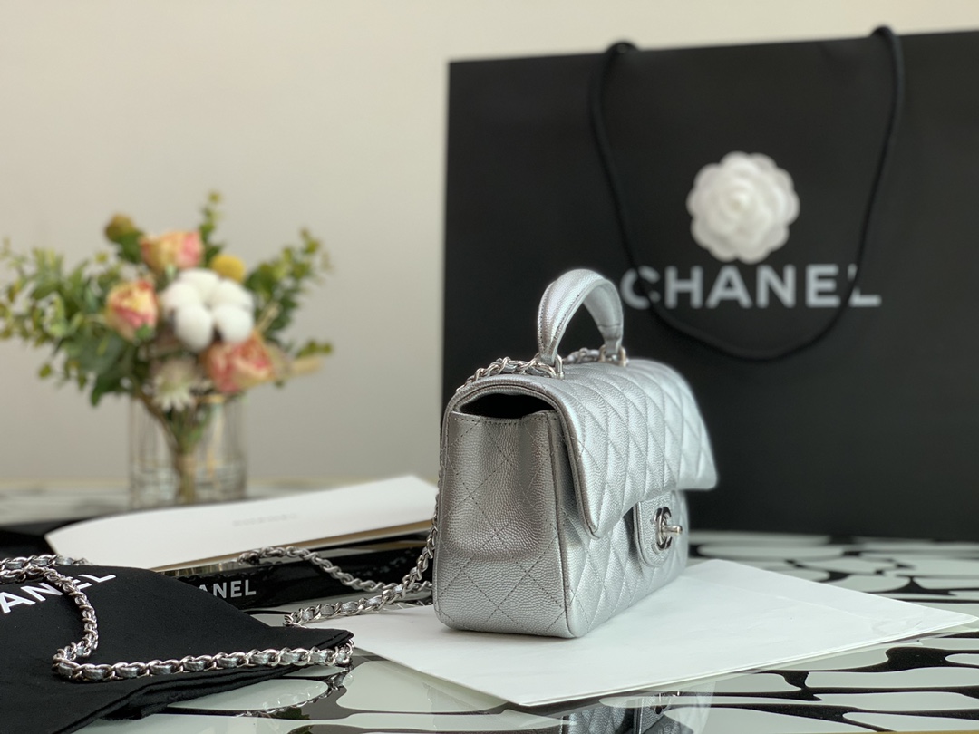 Ch@nel Flap Bag-20*13*9CM