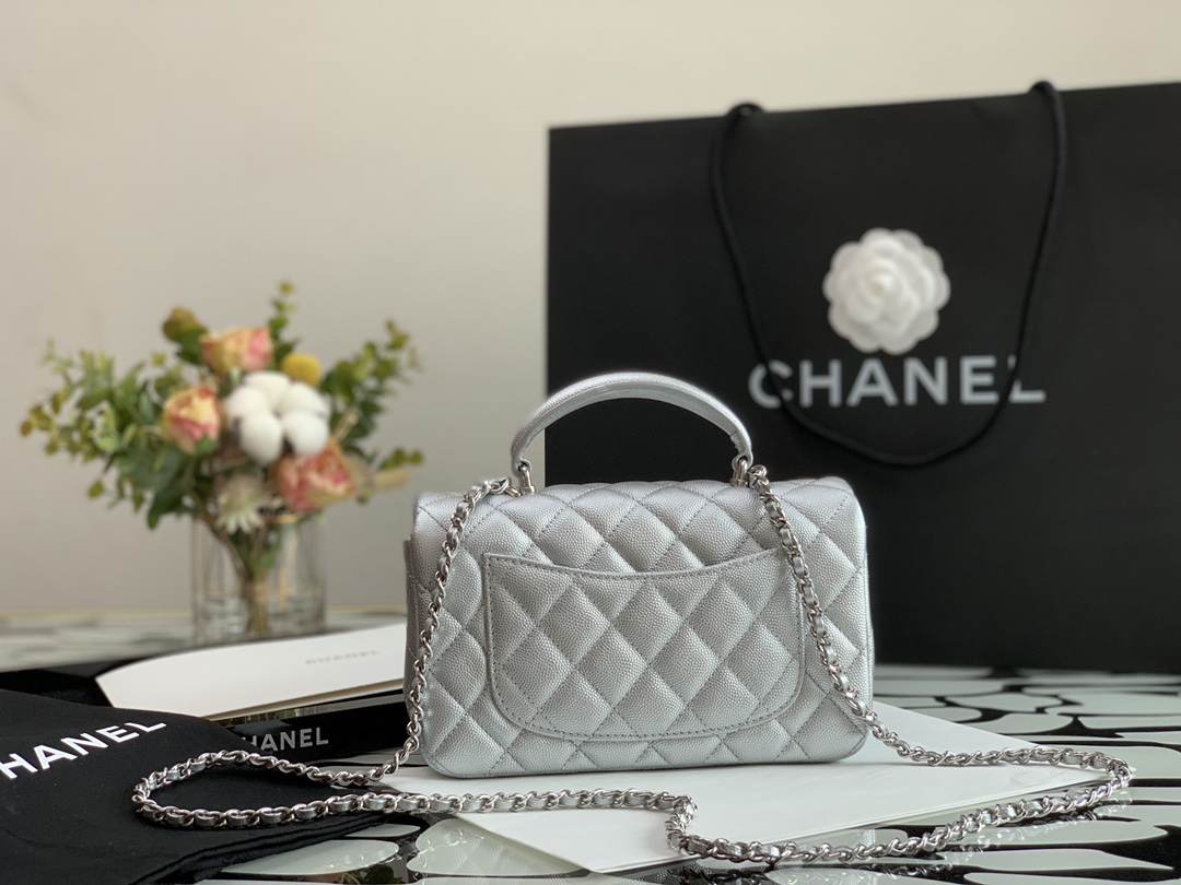 Ch@nel Flap Bag-20*13*9CM