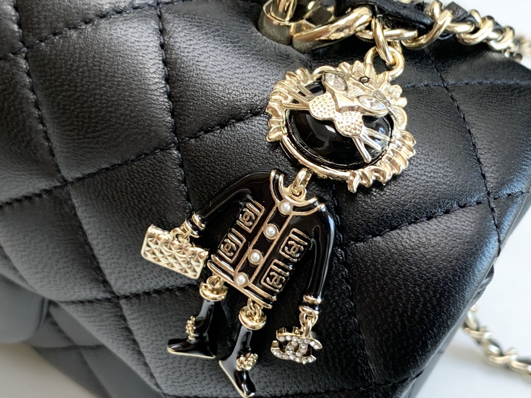 Ch@nel Flap Bag-20*13*9CM