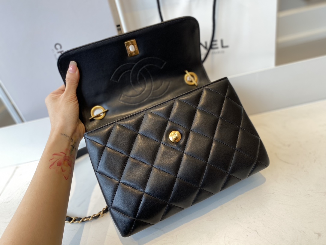 Ch@nel Trendy CC-Ancient Gold-25*17*12CM