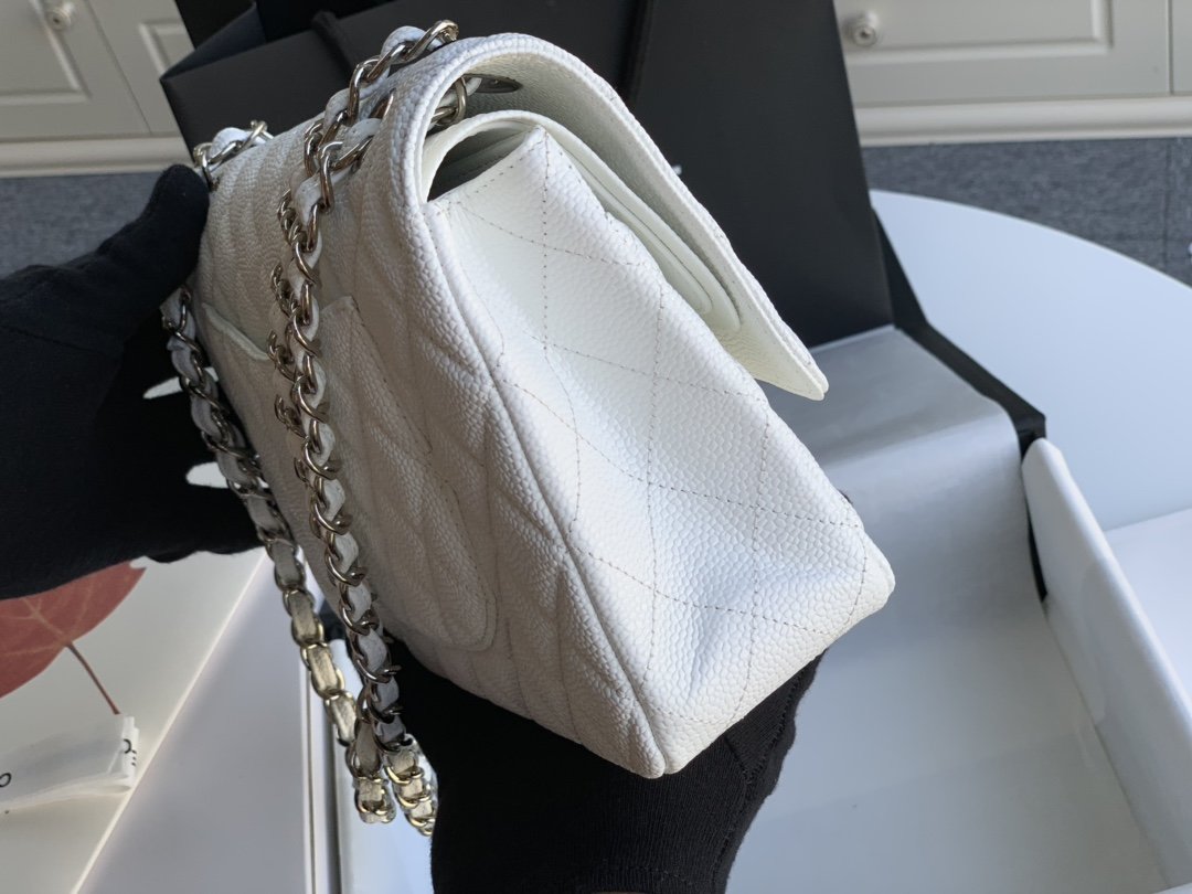 Ch@nel Flap Bag-Caviar Leather-25CM