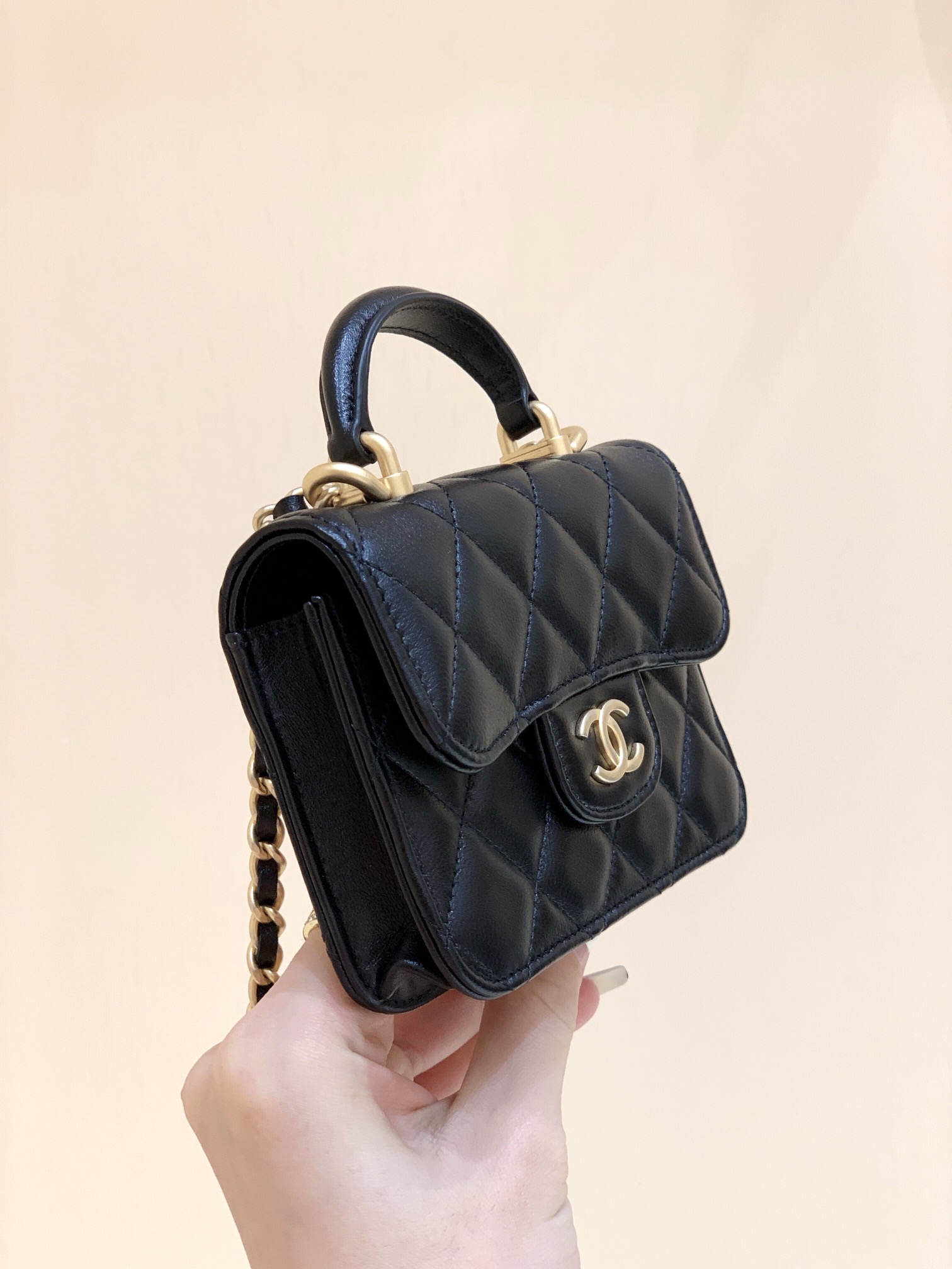 Ch@nel Flap Bag-12.5x9.5x3.5CM