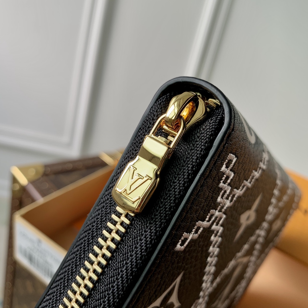 l0*is V*t0n monogram vernis zippy wallet m81141-19.5x10.5x2.5cm