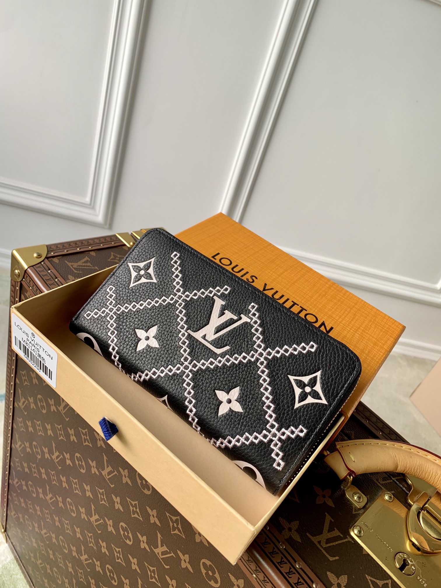 l0*is V*t0n monogram vernis zippy wallet m81141-19.5x10.5x2.5cm