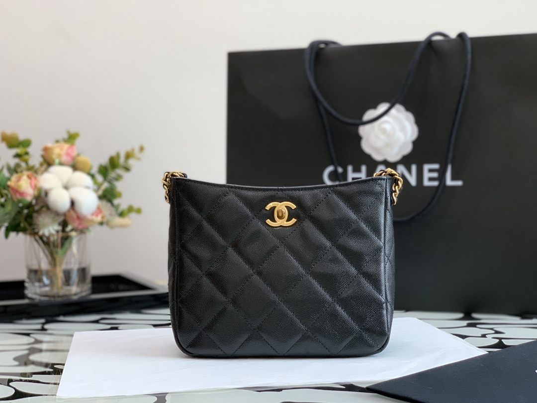 Ch@nel Hobo Bag-19x16x8CM