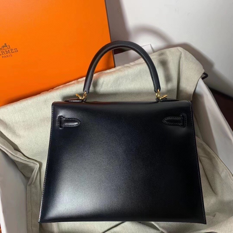 H**mes kelly 25cm-box leather