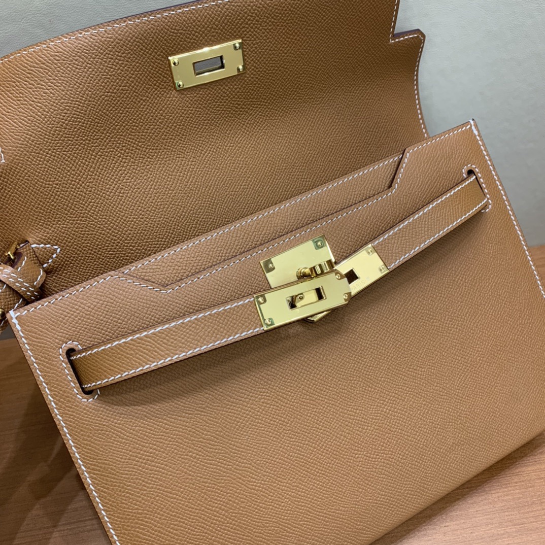 H**me5 Epsom Kelly Depeches 25 Pouch-29CM
