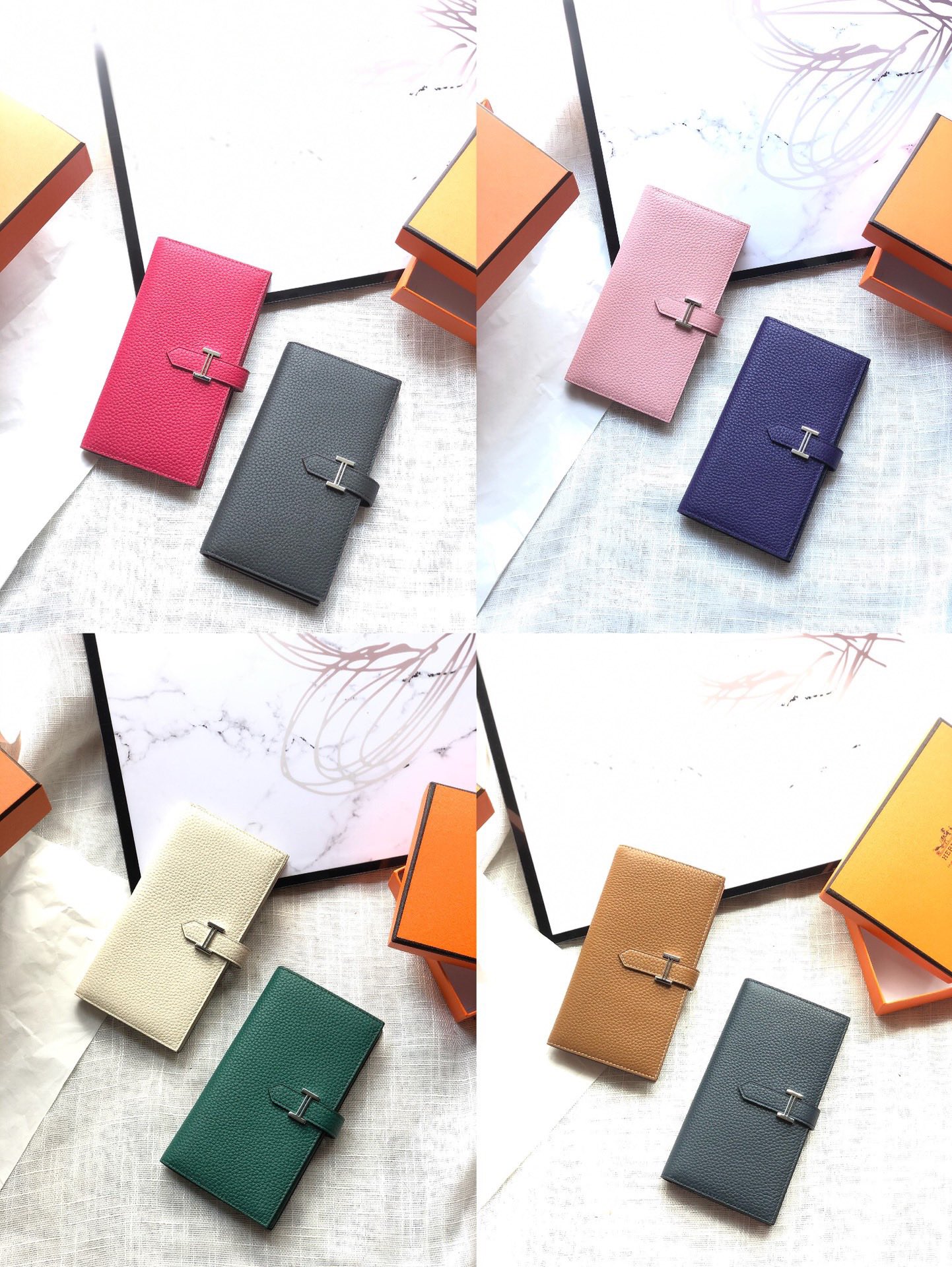 H**mes wallet togo-17.5*2*9.5cm