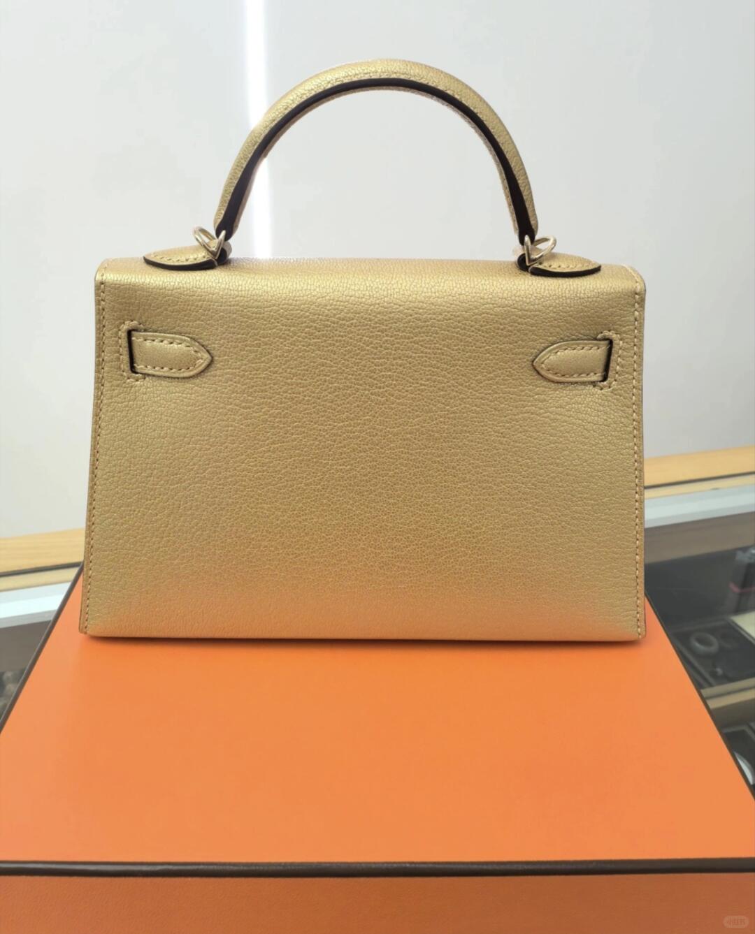 H**me5 Mini Kelly Chèvre 19