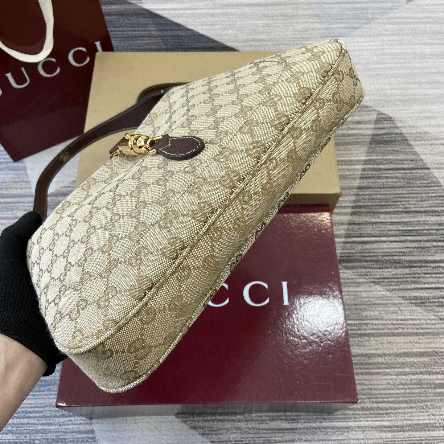 Gvc*1 Jackie 1961 Hobo Bag-28*19*4.5CM
