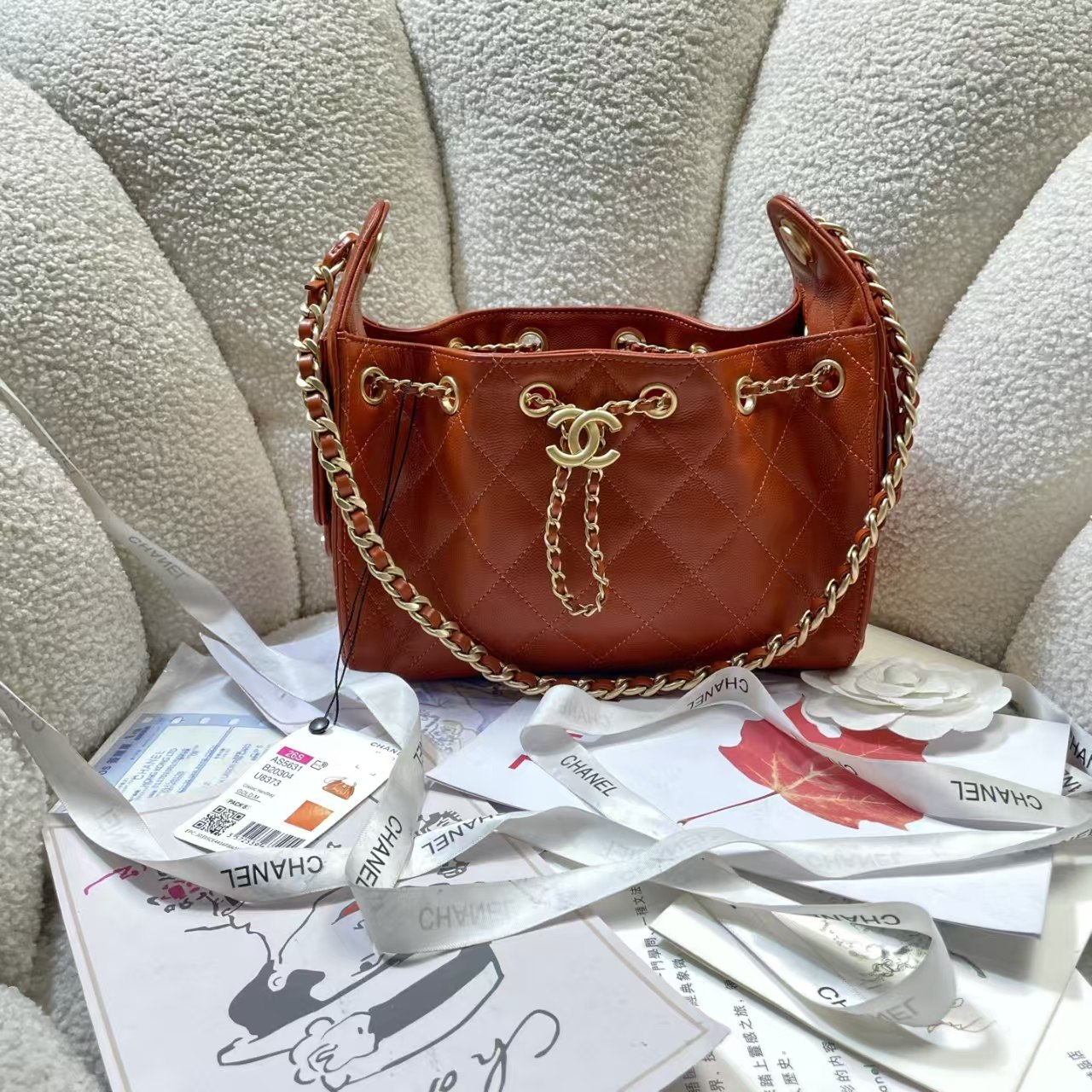Cha*nel 25 Mini Handbag-20x22x12.5CM