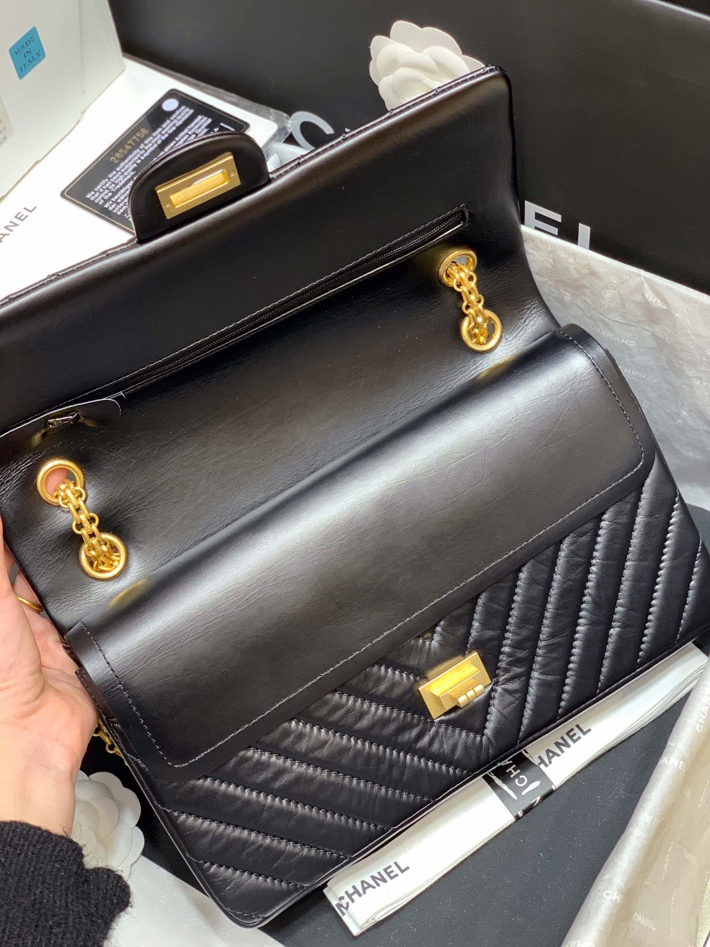 Ch@nel Reissue 2.55 Flap Bag -28CM