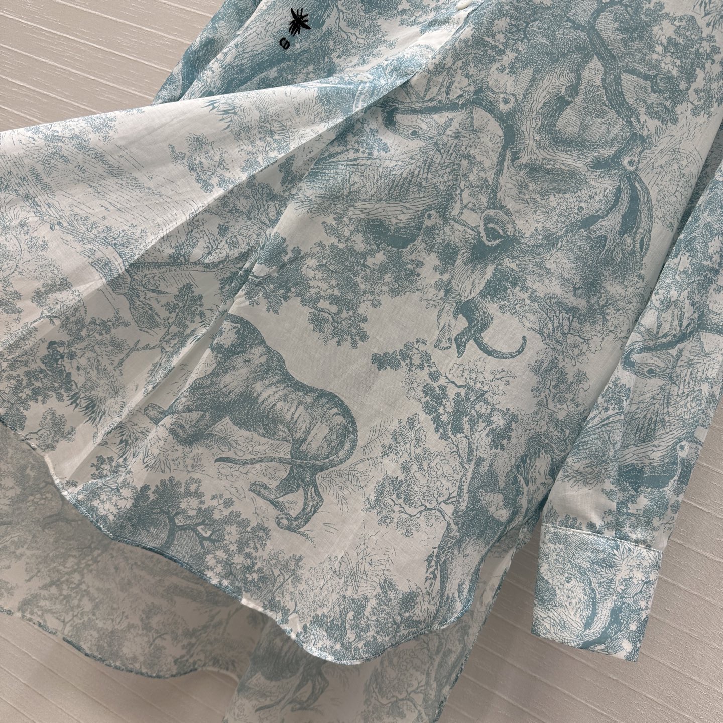 Di*or 2525ss Sauvage Printed Shirt