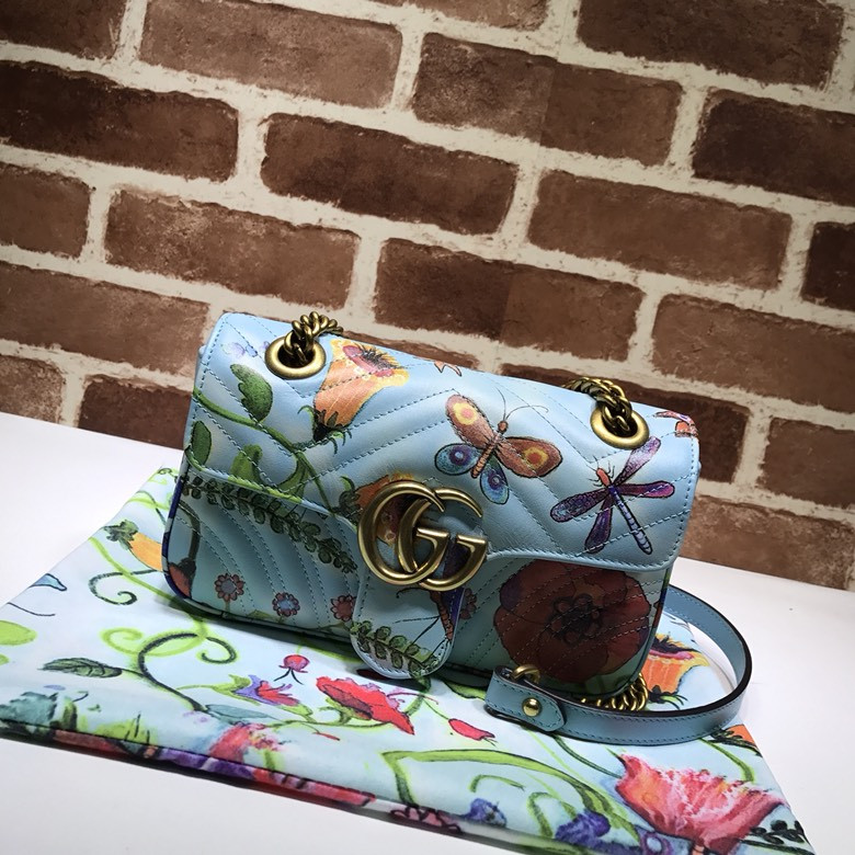 G*u*i marmont bag-14*23*6cm