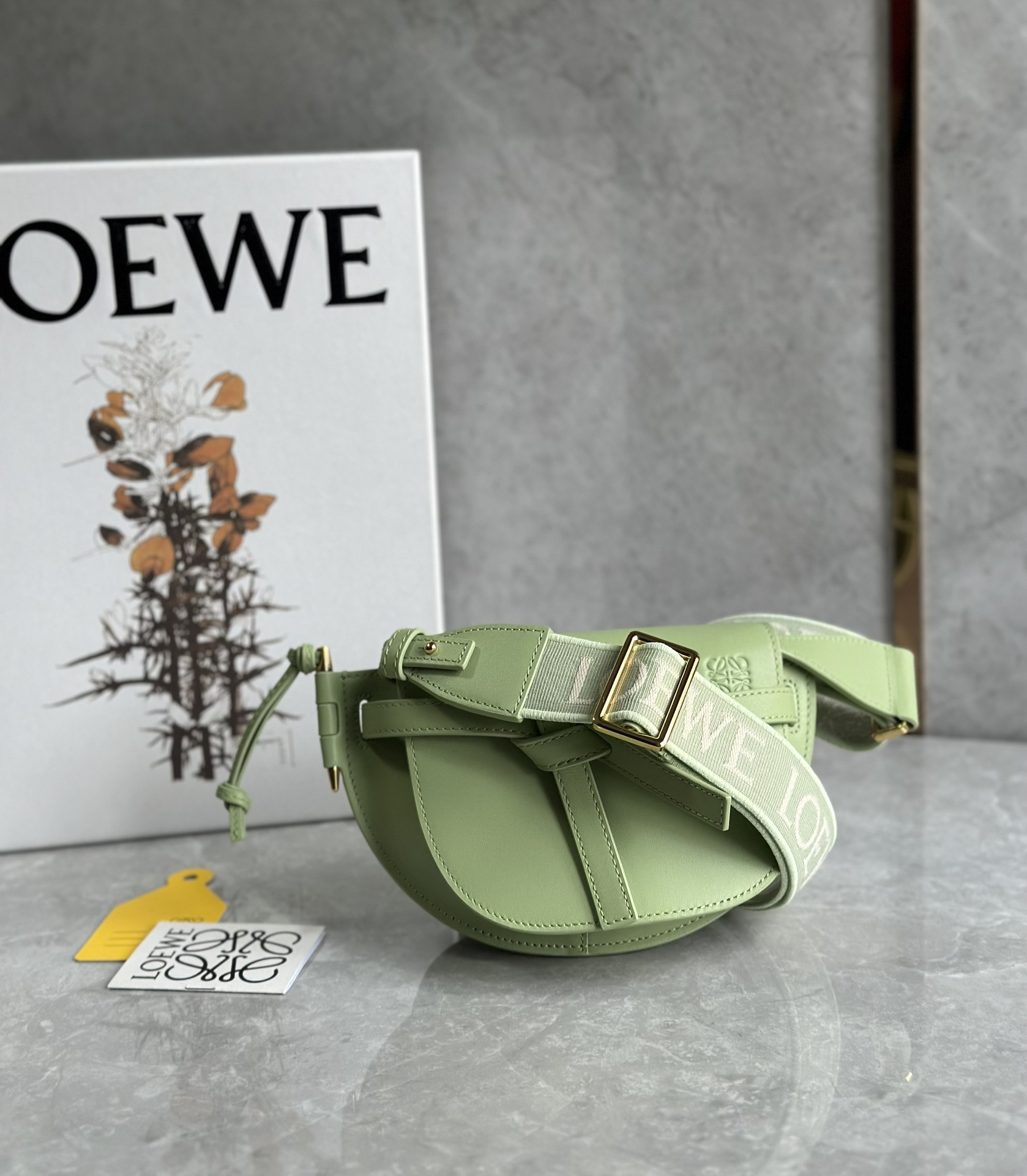 L0ew* mini gate dual bag-21*12.5*9cm