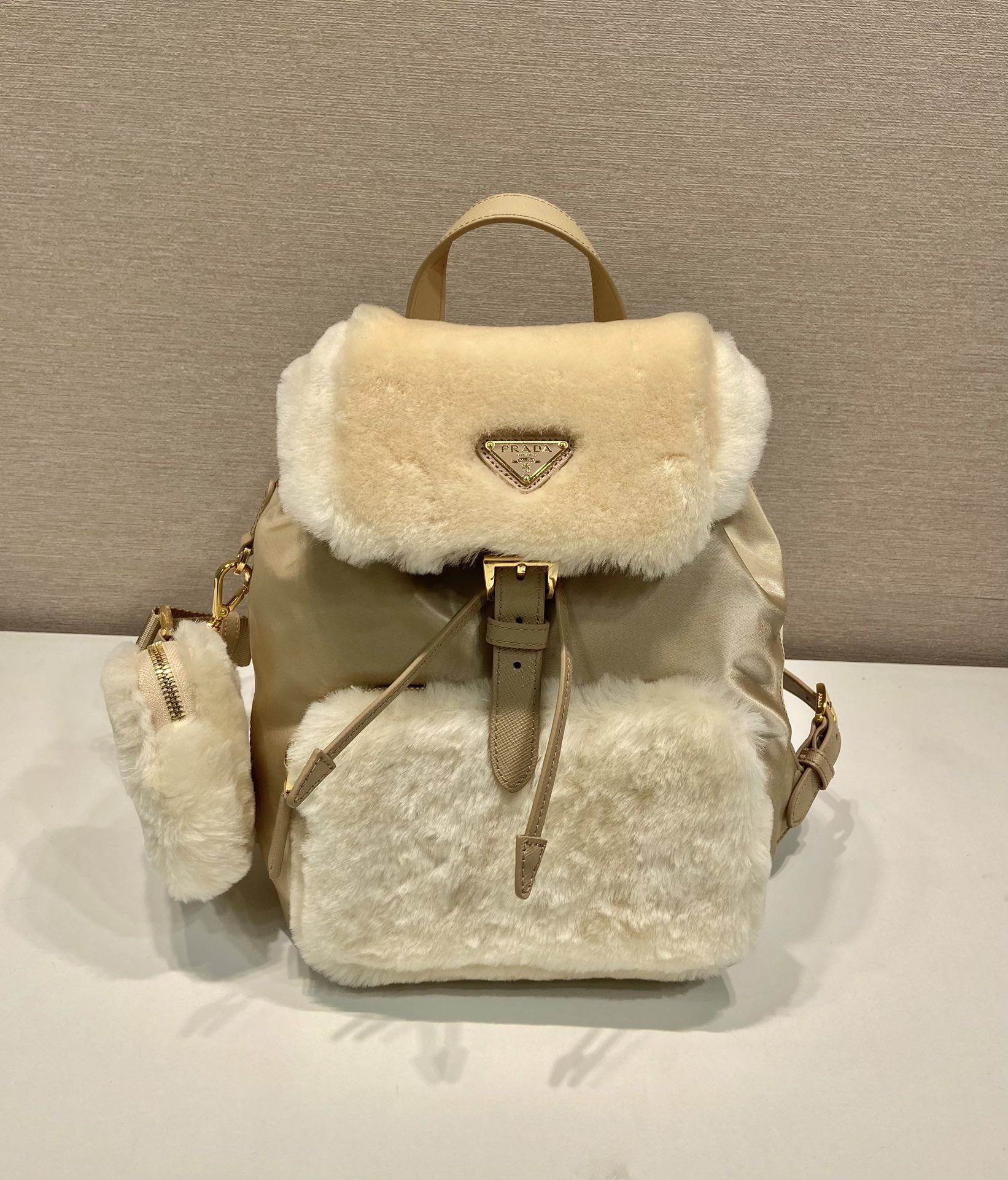 Pra*a backpack 1bz074 -20.5×25×11.5cm