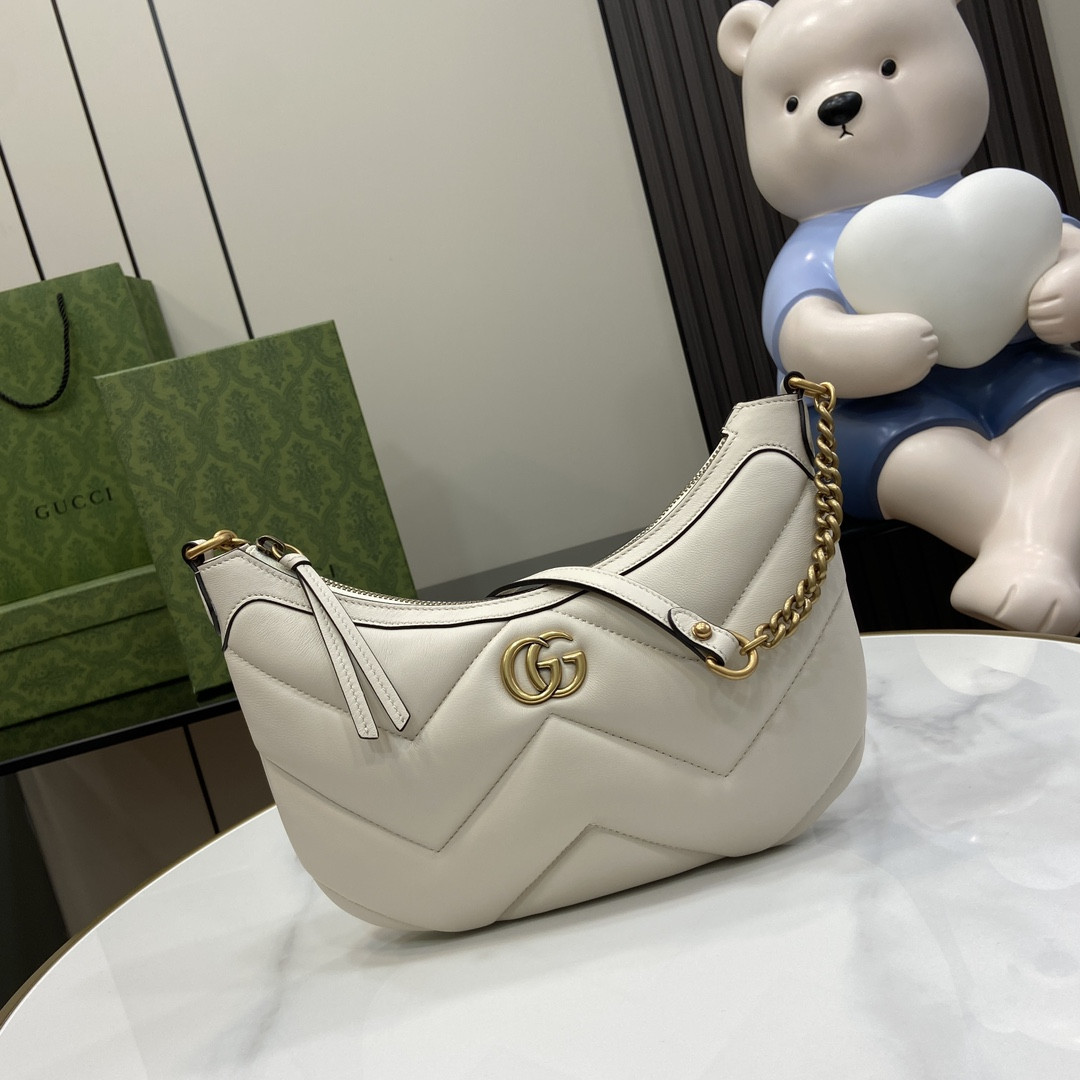 G*u*i gg marmont moon bag-17*26*4cm