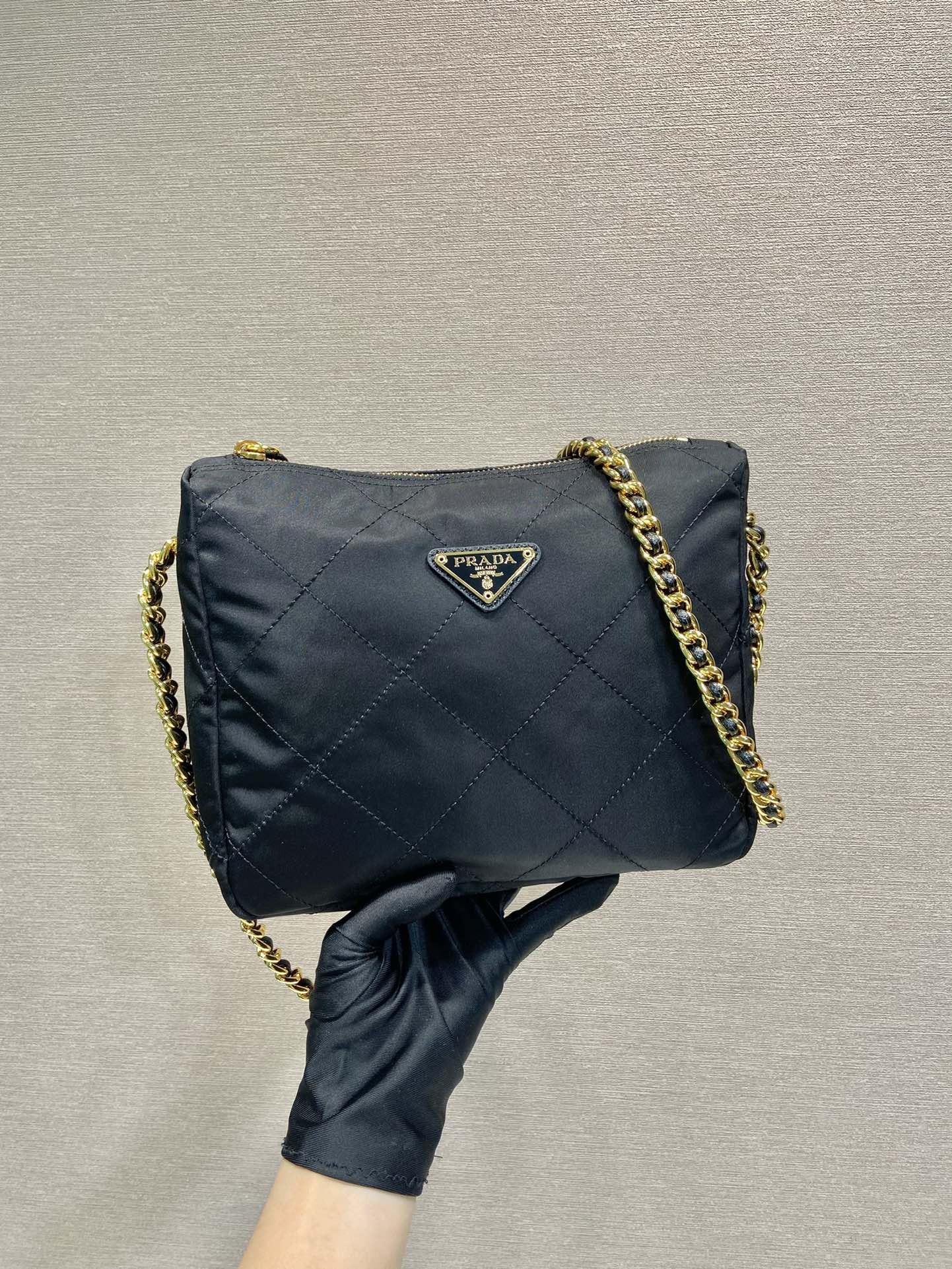 Pra*a vintage chain bag-1bd646-22*19*8cm