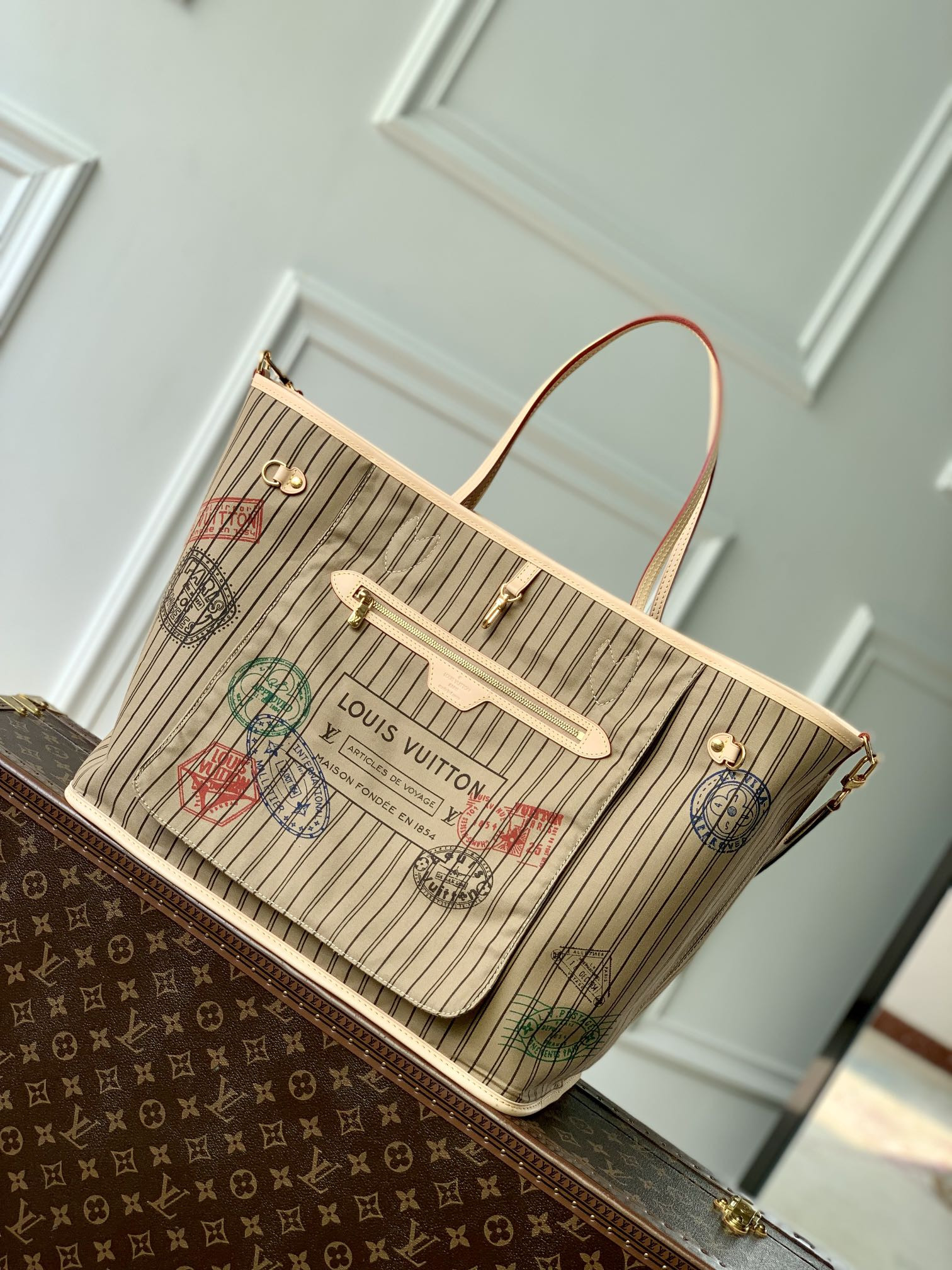 l0*is V*t0n neverfull bandoulière inside out gm-m11948-32 x 19 x 39cm