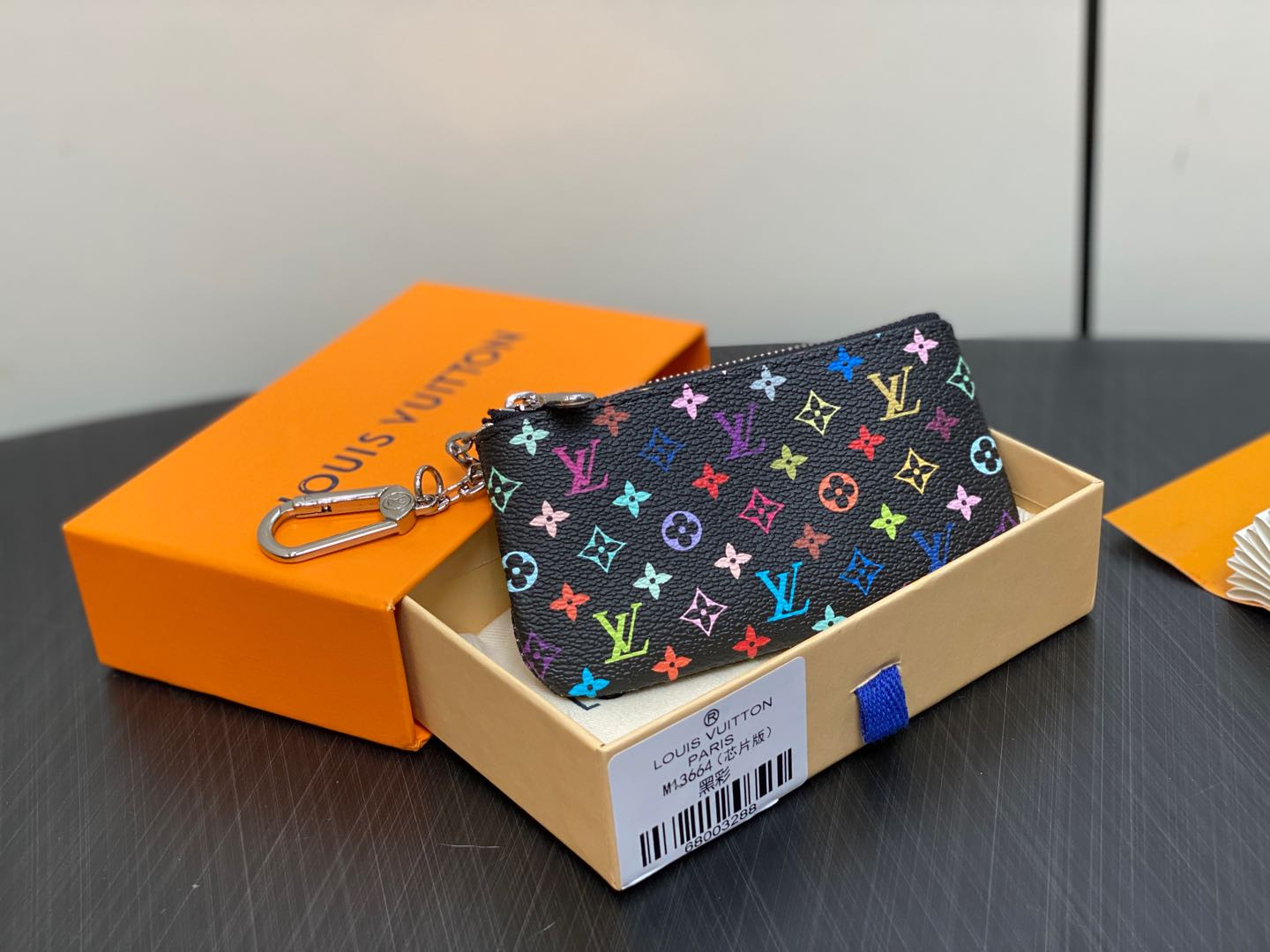 l0vis Vvtt0n monogram multicolor key pouch-m13664-12.0 x 7.0 x 1.5cm