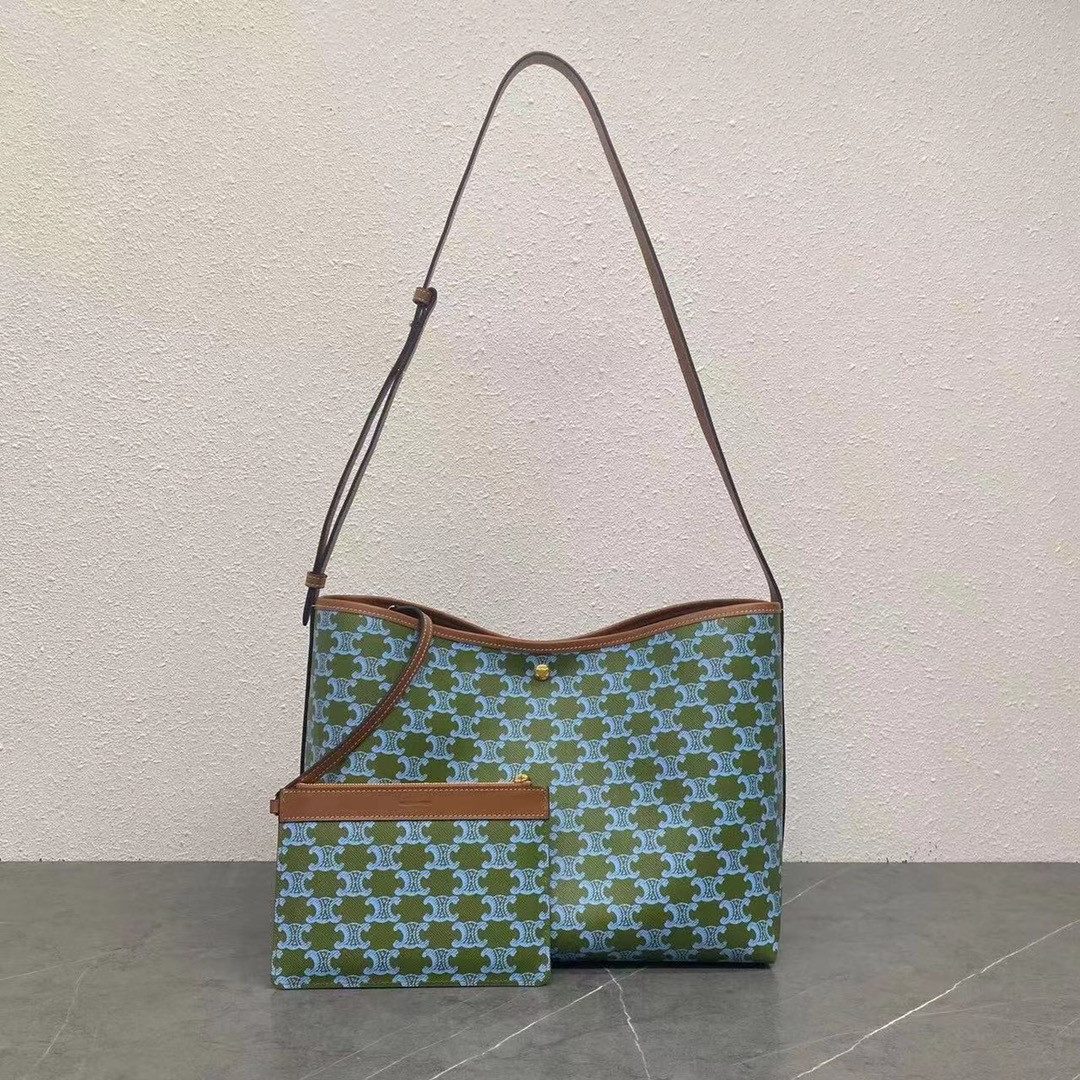 Ce*line Triomphe Canvas Tote-32x14x24CM