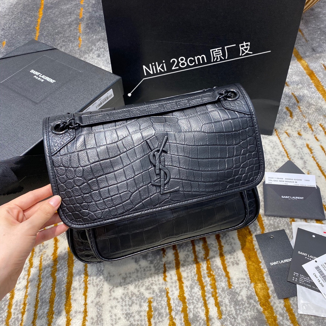 Y*L niki lambskin leather-22x16.5x7.5&28x20.5x8.5cm