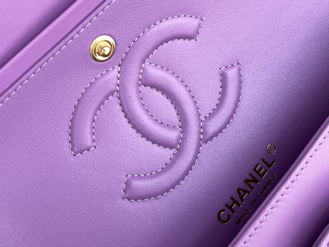 Ch@nel Flap Bag-Lambskin-25CM