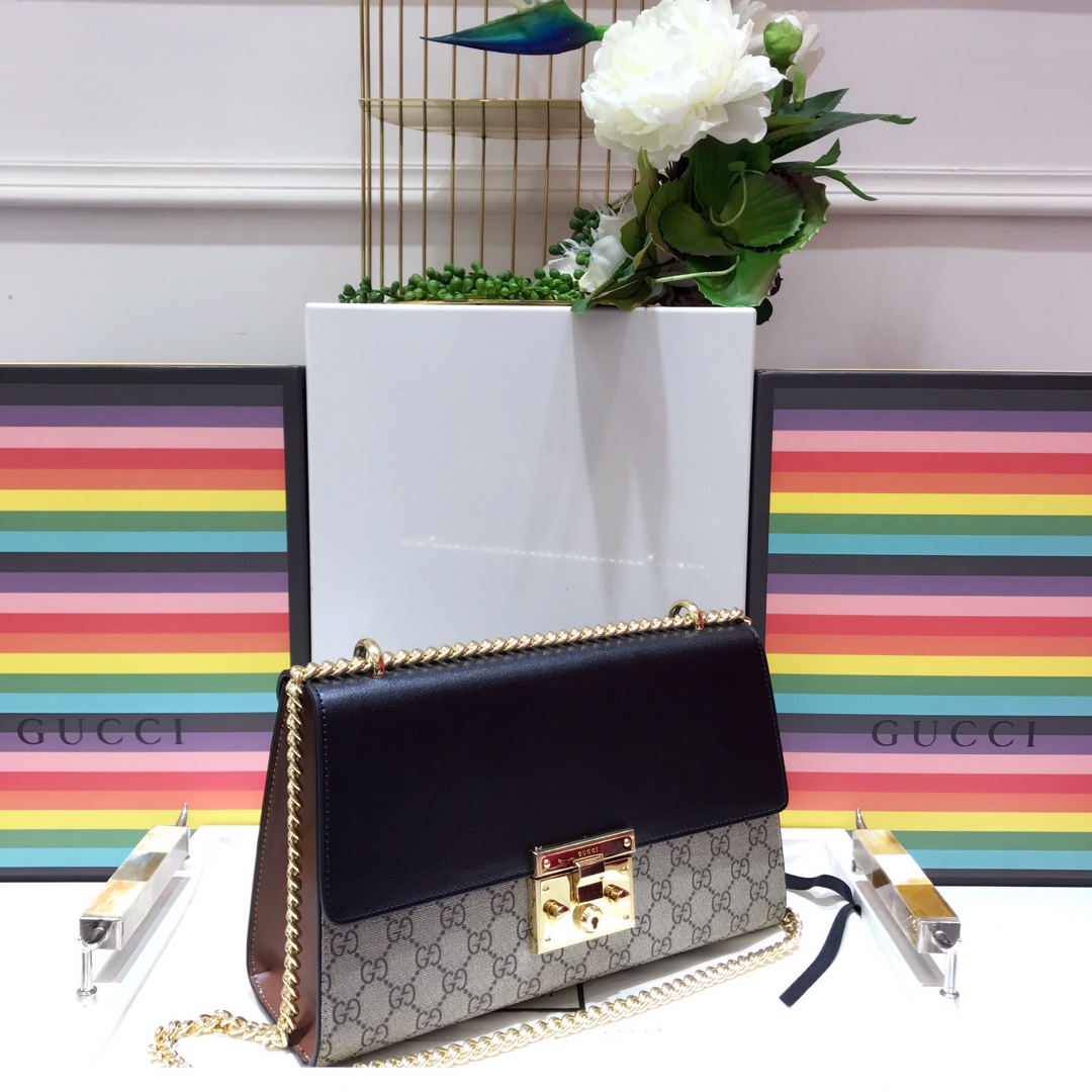 G*u*i padlock bag-30*19*10cm