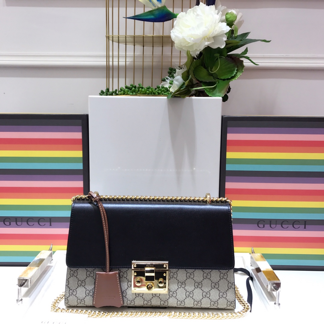 G*u*i padlock bag-30*19*10cm