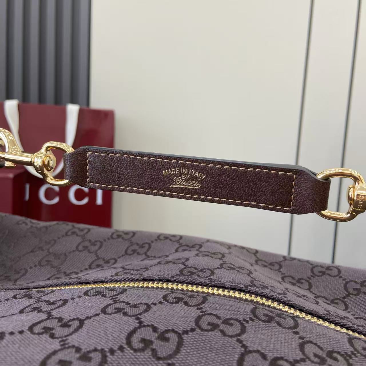 Guc*ci Brera GG Canvas Large Shoulder Bag-46*29*20.5CM