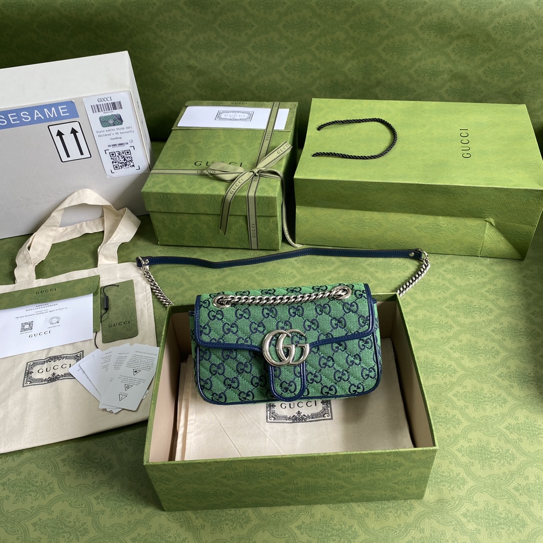 G*u*i marmont bag-14*23*6cm