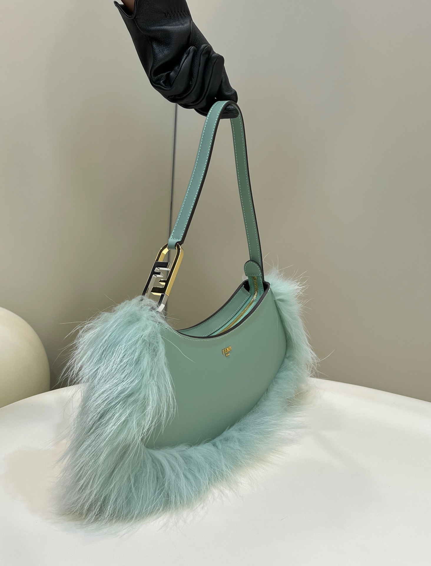 F**di o-lock clutch bags-32*11*5cm