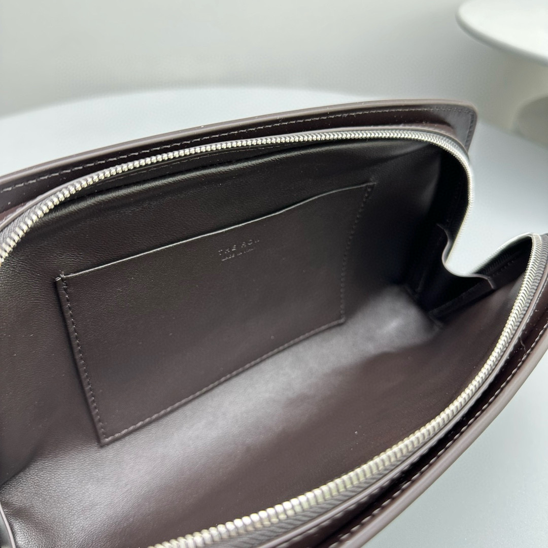 The R0w calfskin dalia baguette bag-27*24*5cm