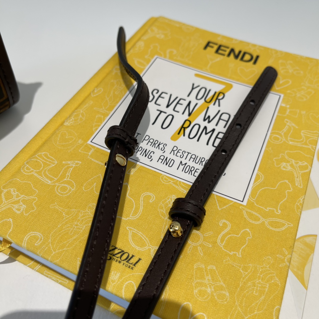 F**di sunshine mini tote -13x6.5x18cm