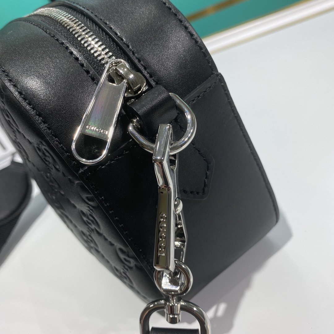 G*u*i gg embossed crossbody bag-24*14*7cm