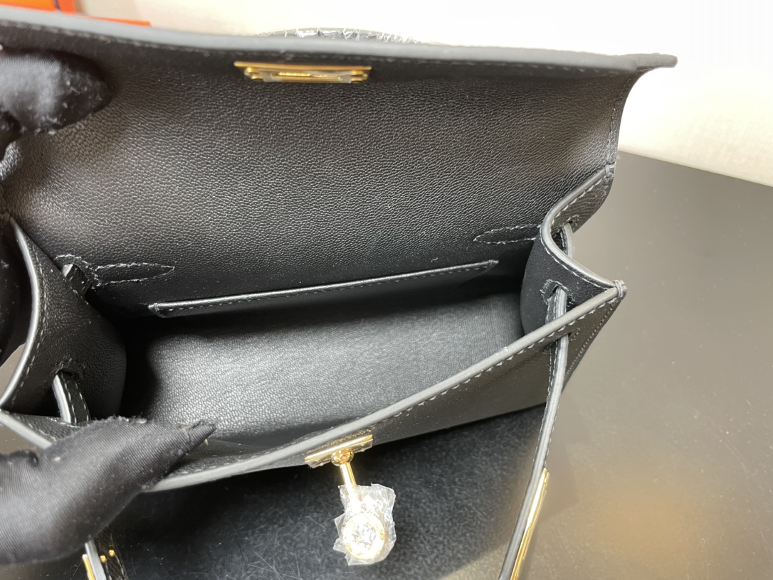 H**mes kelly-gold&silver hardware-19cm