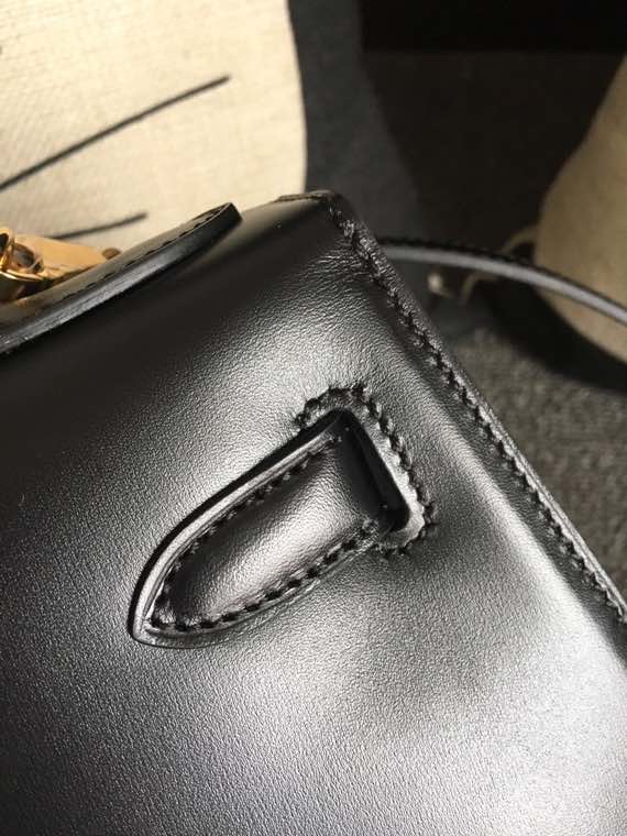 H**mes 28 kelly box leather-28cm