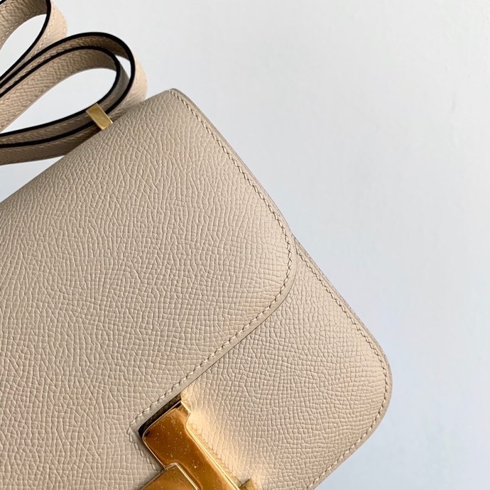 H**mes constance epsom leather-19cm
