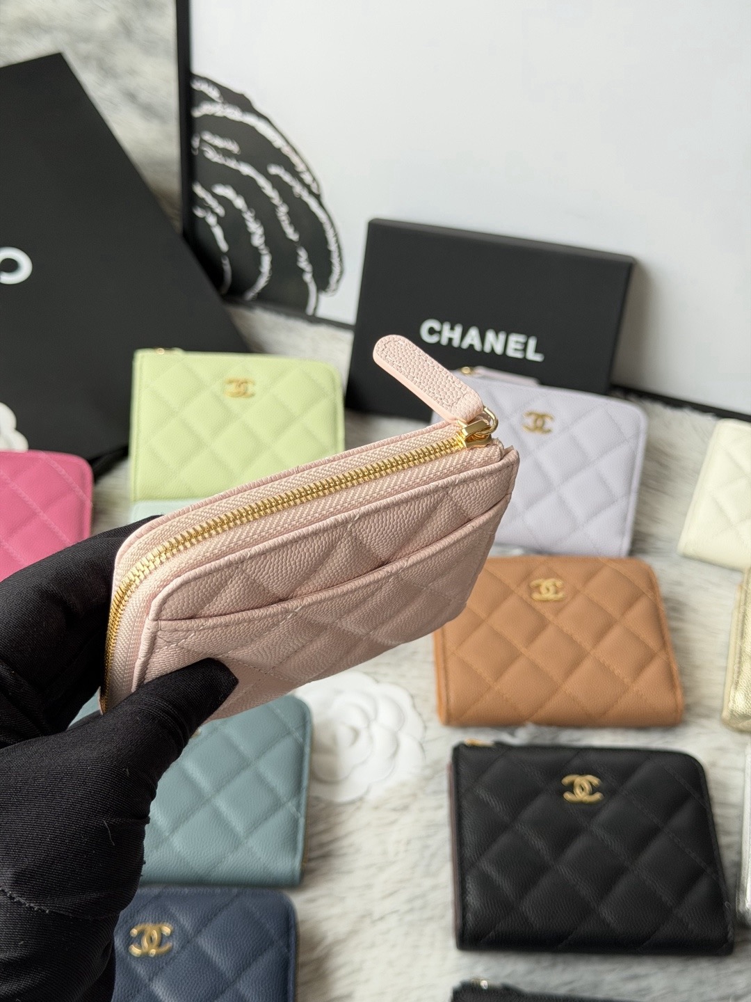 Ch@nel Wallet-11.5×9.2×2CM