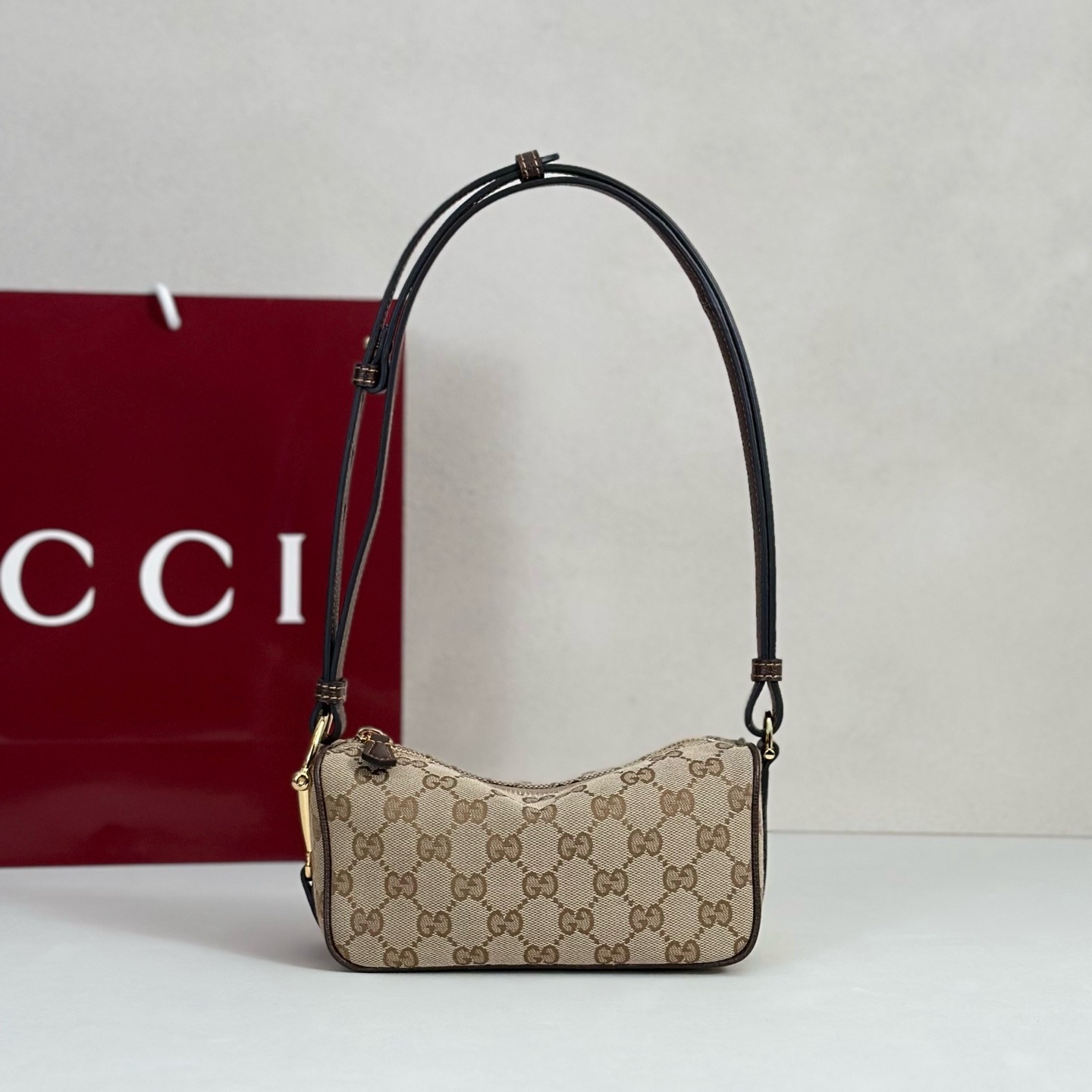 Guc*ci Mini Half Horsebit Bag-19.5*10*8CM