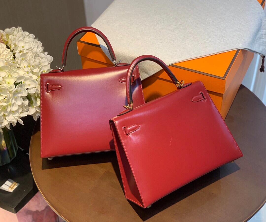 H**me5 kelly 25cm-box leather