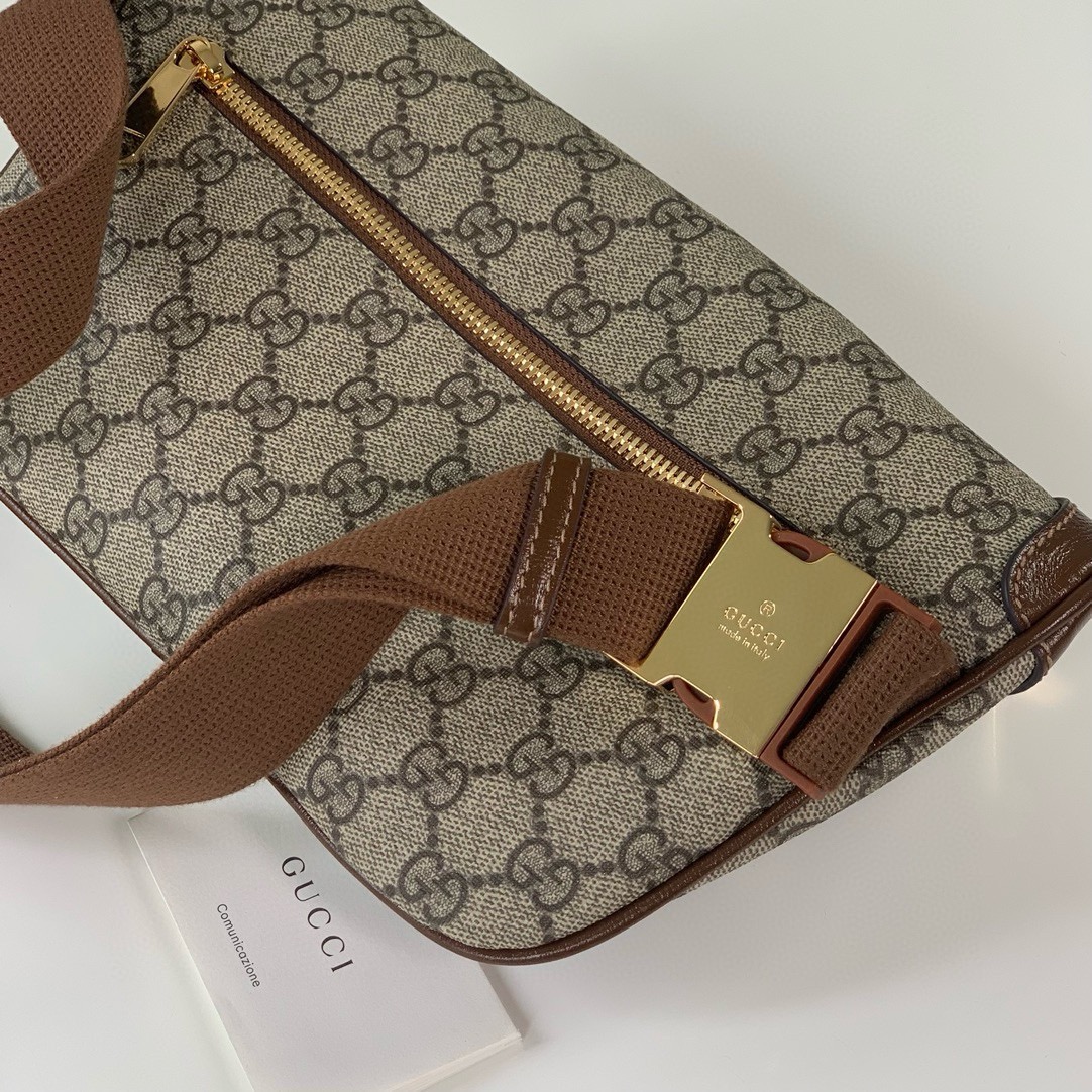 Gvc*1 gg svp*me monogram textured bag-28*15*4cm