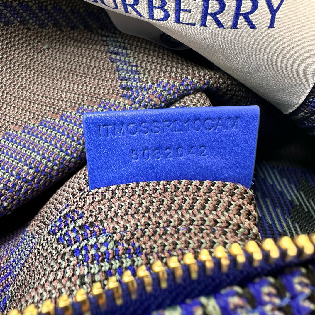 B**rry medium check hobo bag-28.5*16.5*33.5cm