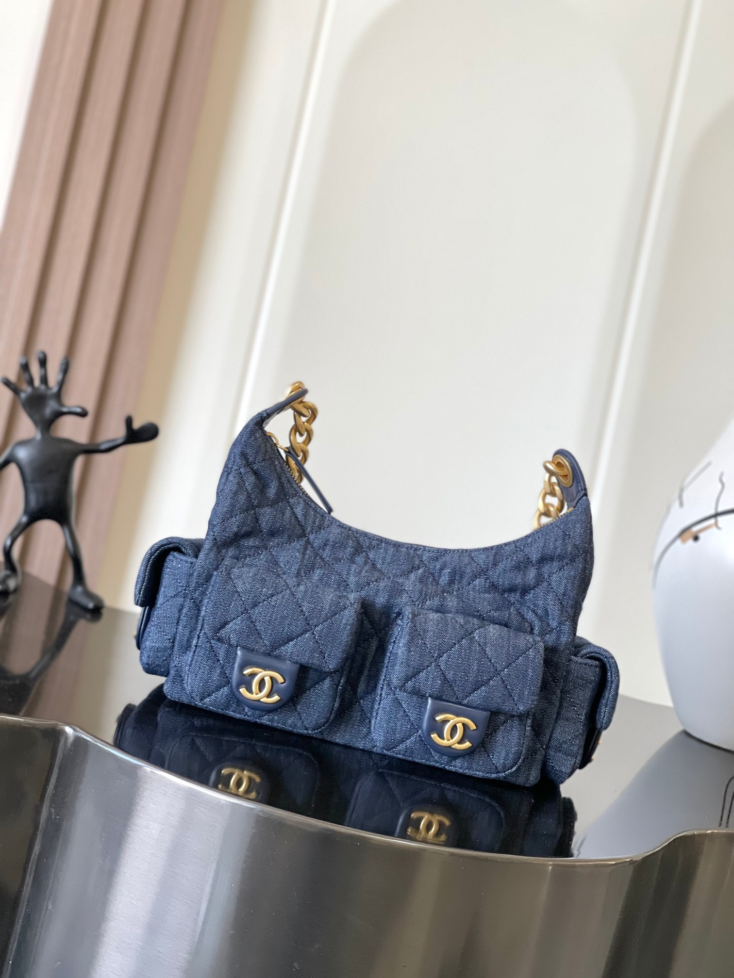 Ch@nel 2025SS Hobo Bag-22*31*15&27*35*18CM