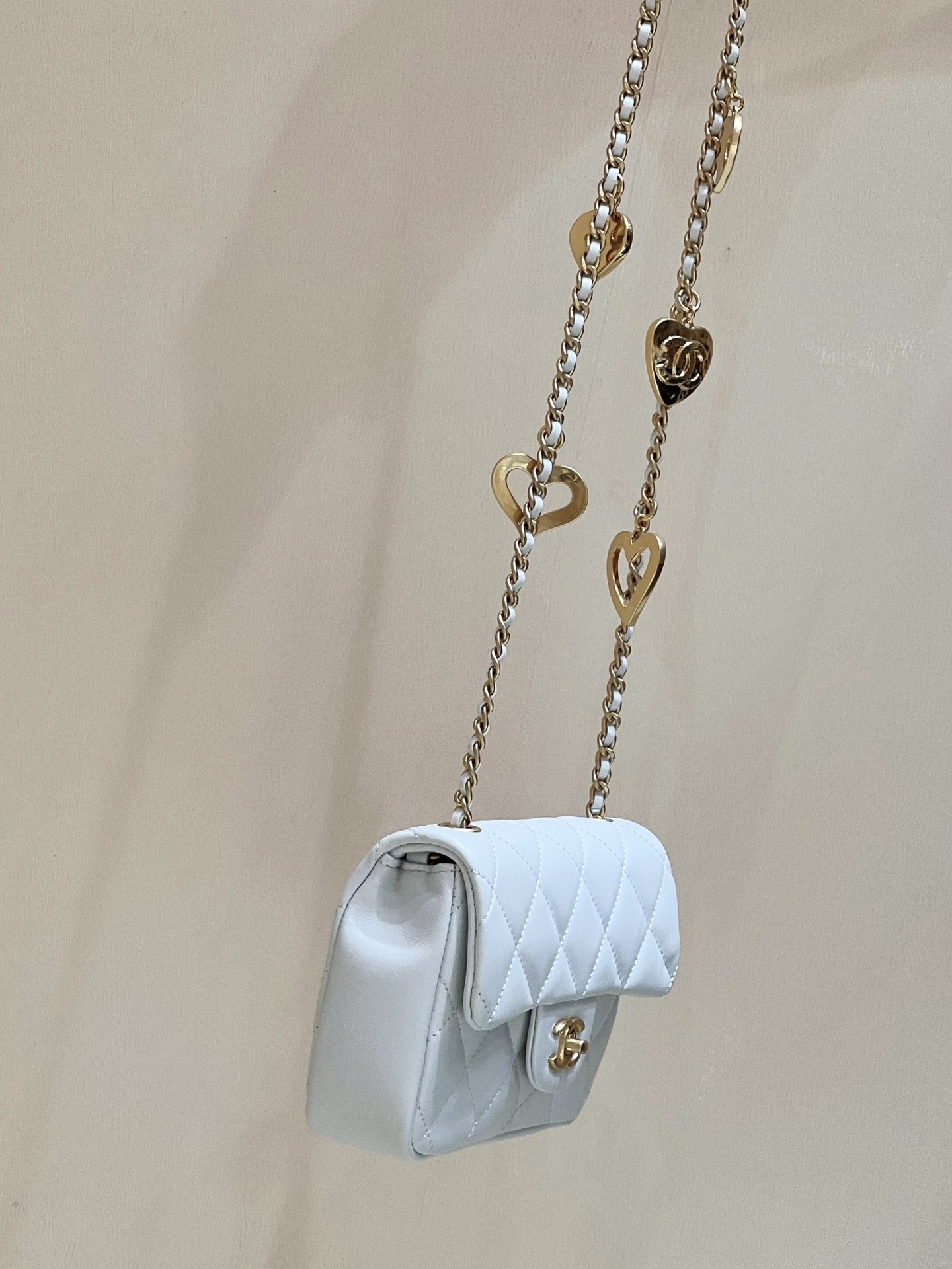Ch@nel Flap Bag-12*19*7CM
